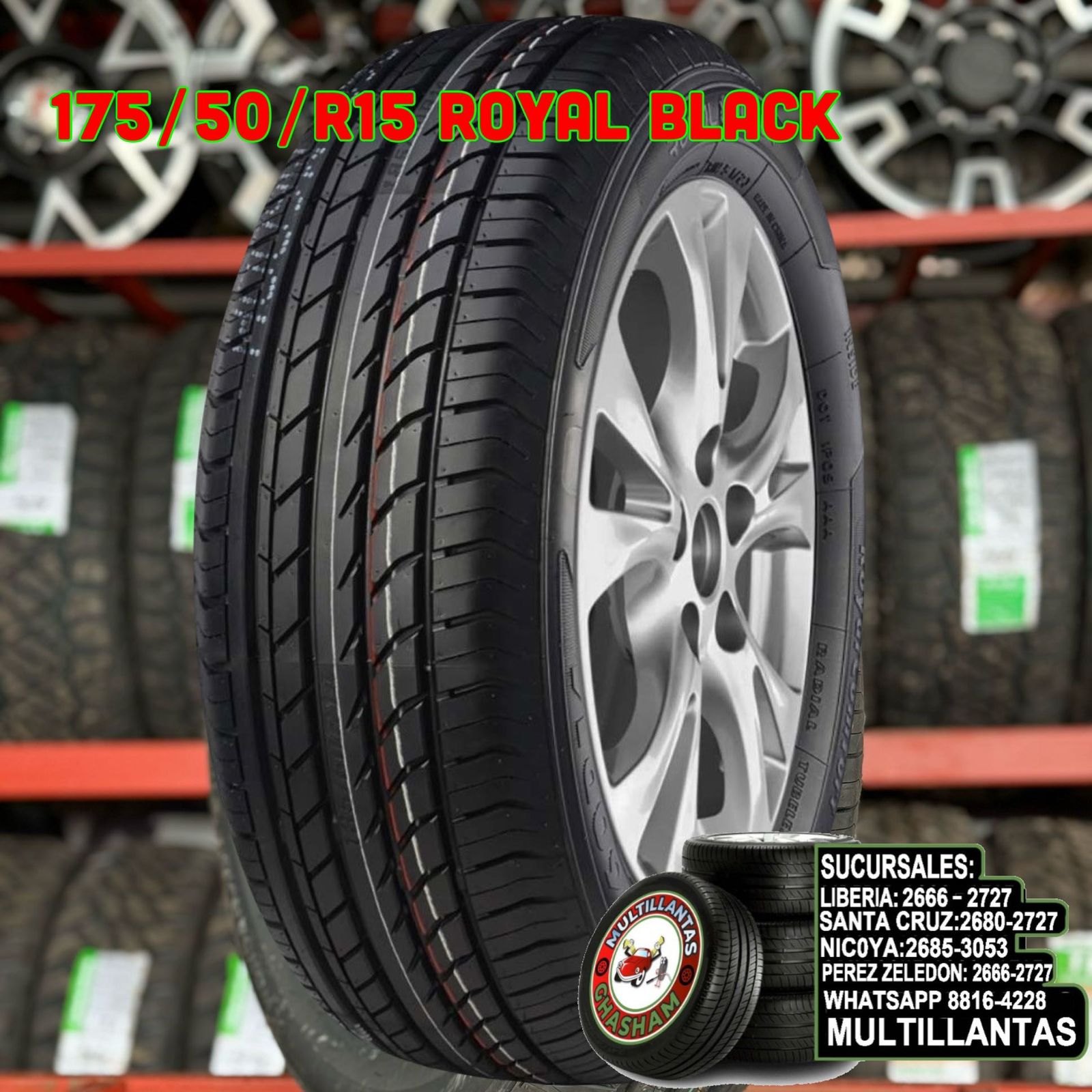 175/50/R15 ROYAL BLACK